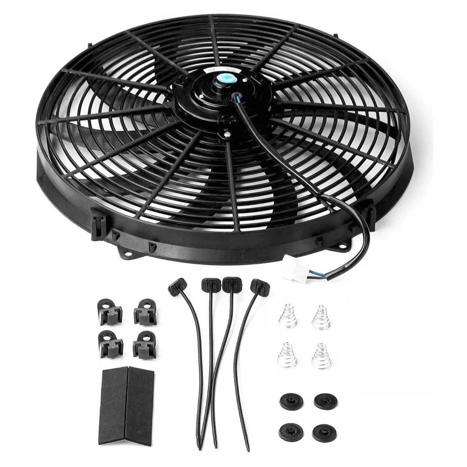 Electric Radiator Cooling Fan, Universal Slim Fan, CFM Push Pull