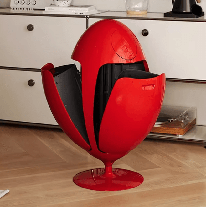 Dinosaur Egg Trash Can Large Capacity Creative Cartoon Waste Bin