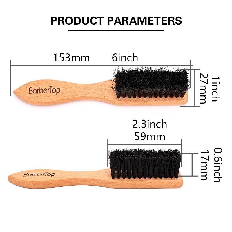Wooden Beard & Neck Brush | Artisan Barber Grooming Tool