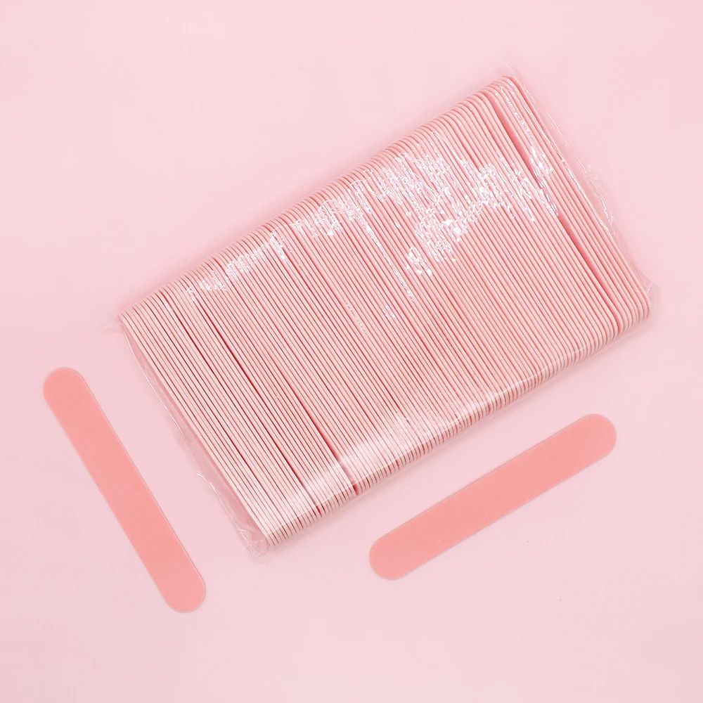 Wooden Nail Files Professional Manicure Nail Buffer Sticks 100 Pack