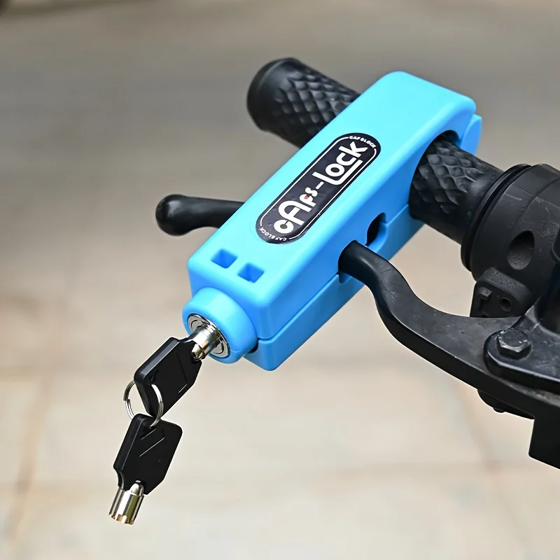 Mini Electric Vehicle Anti-Theft Lock Set, Bicycle Brake Handlebar Grip Throttle Lock for Scooters and Motorcycles