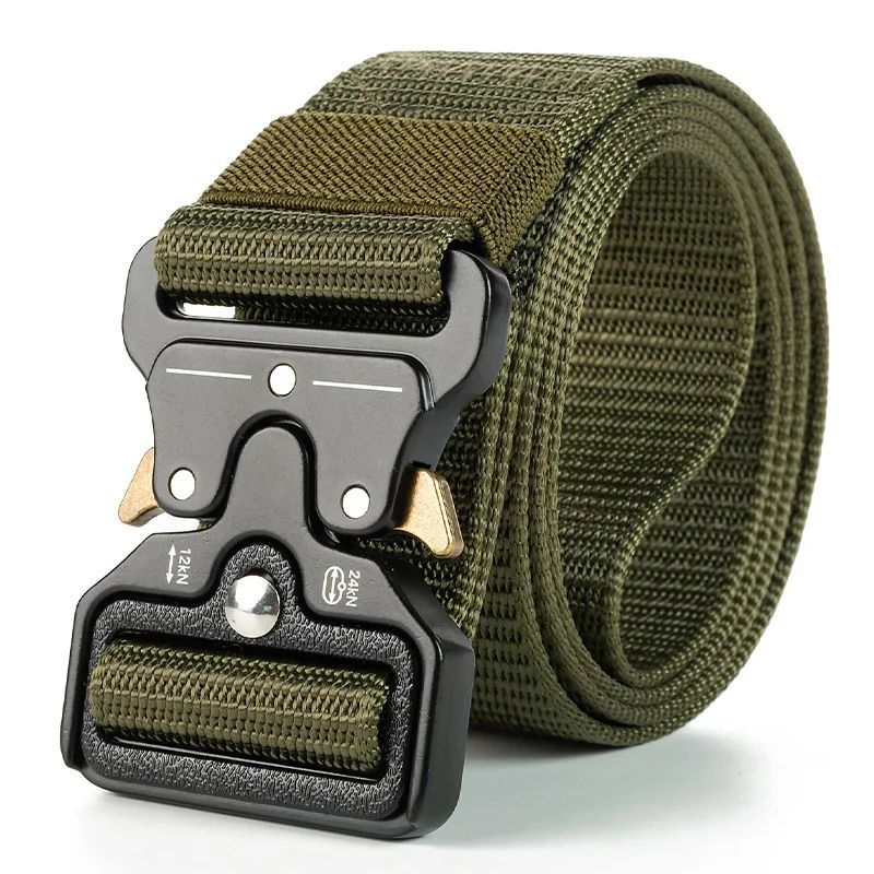Quick Release Tactical Belt for Men & Women – Adjustable Nylon Military Belt