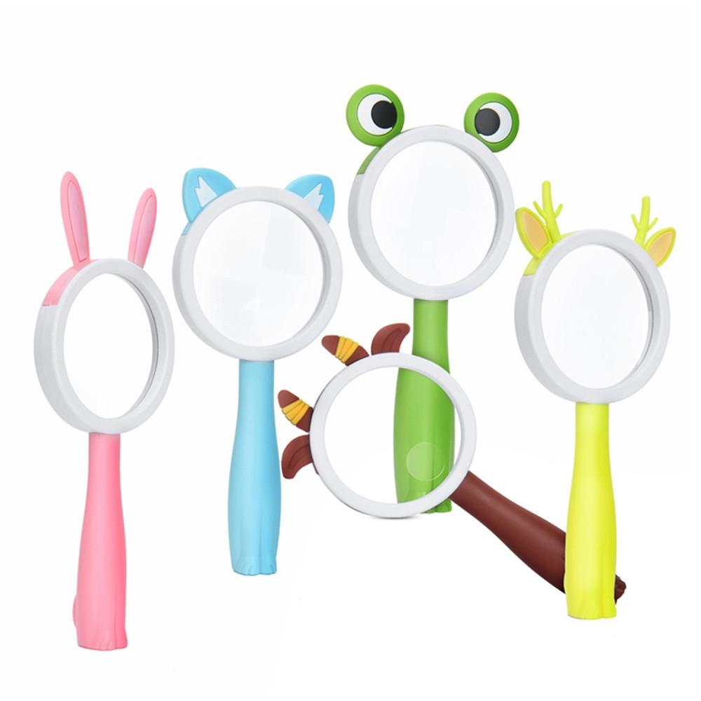 Cartoon Frog Kids Magnifying Glass Handheld Science Experiment Magnifier Toy