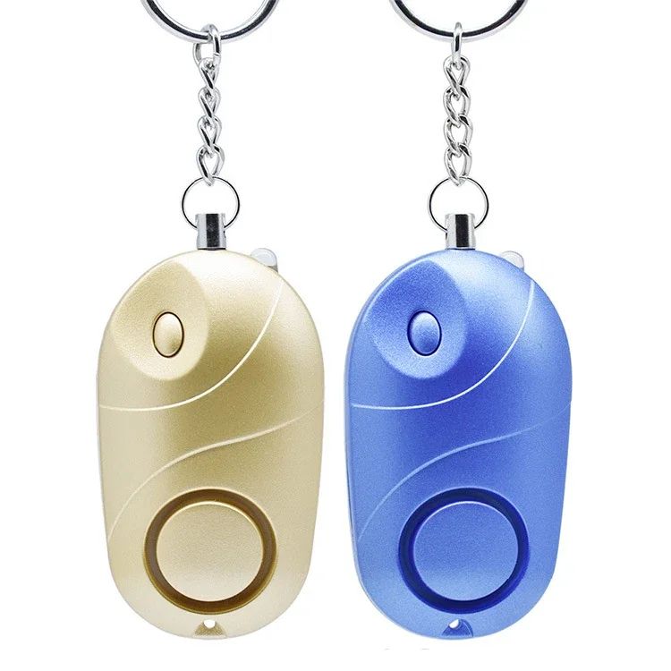 Personal Safety Alarm Keychain with LED Flashlight