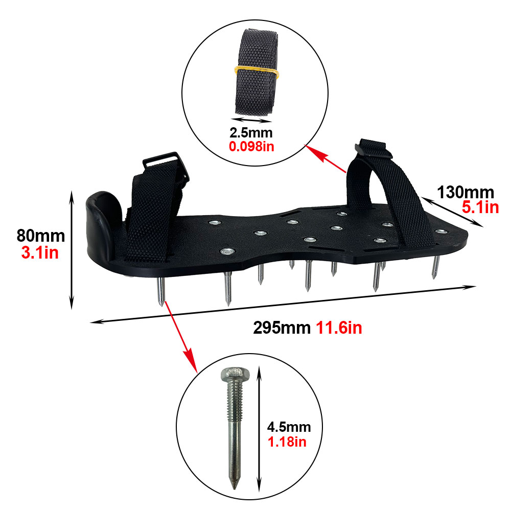 Professional Spiked Shoes for Epoxy and Self Leveling Flooring with Anti Slip Straps