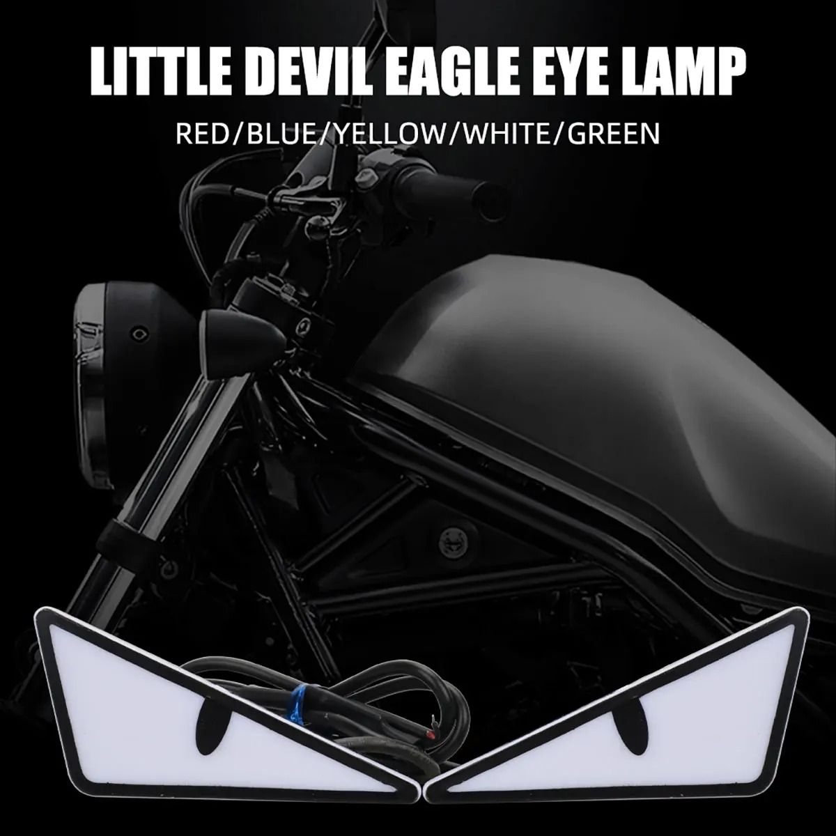 Universal Car LED Devil Eyes Light Decoration Kit