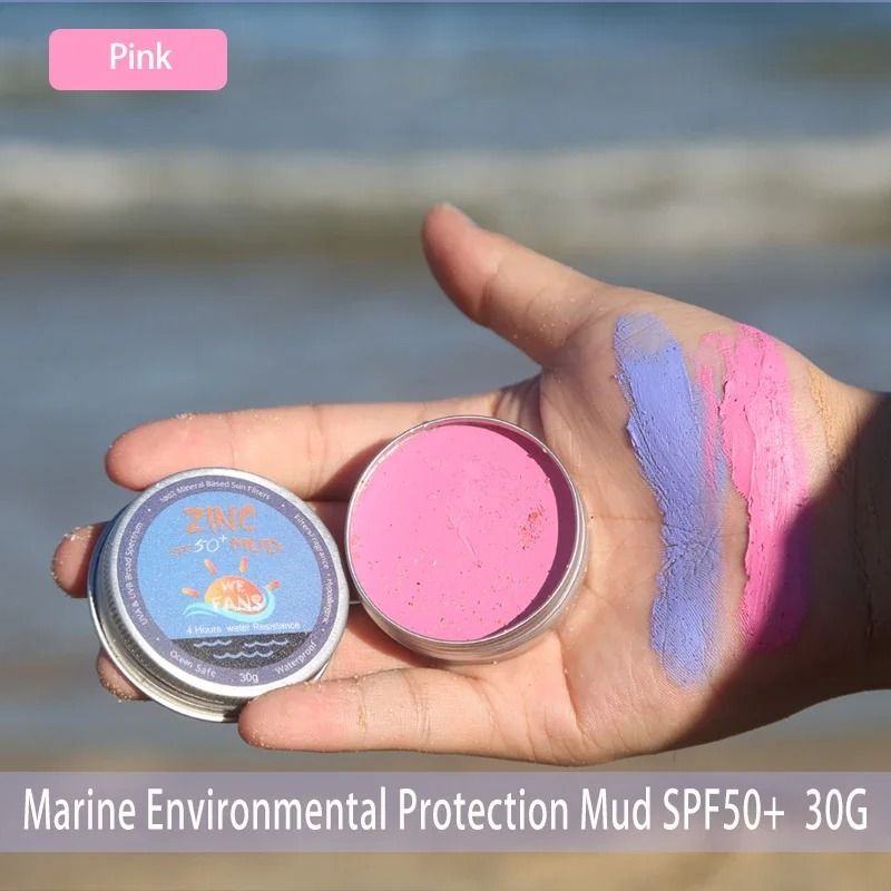 Eco-Friendly Zinc Surfing & Diving Sunscreen Mud