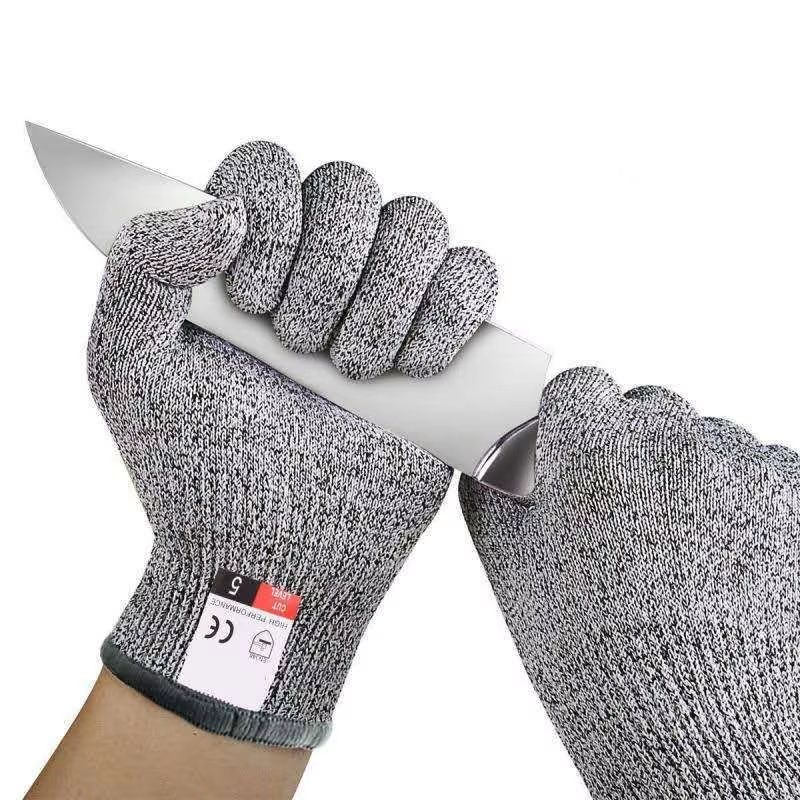 Grade 5 Cut Resistant Kitchen Safety Gloves for Cooking, Gardening, and Glass Handling
