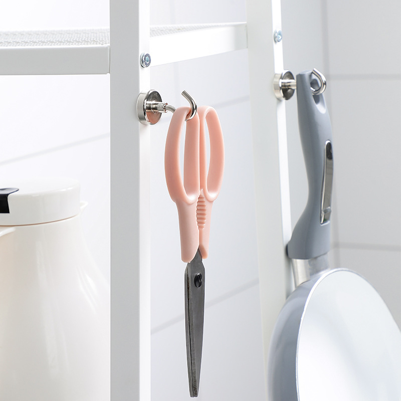 Strong Magnetic Hooks - Punch-Free, Load-Bearing, Thick Wall Storage for Home & Kitchen
