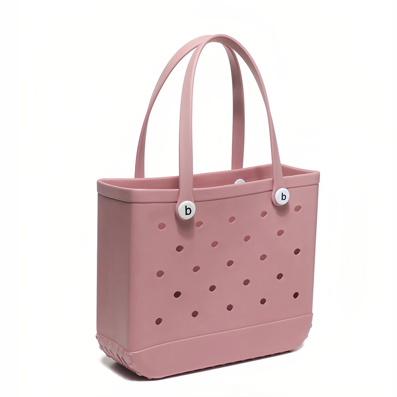Lightweight Beach Grid Tote Bag