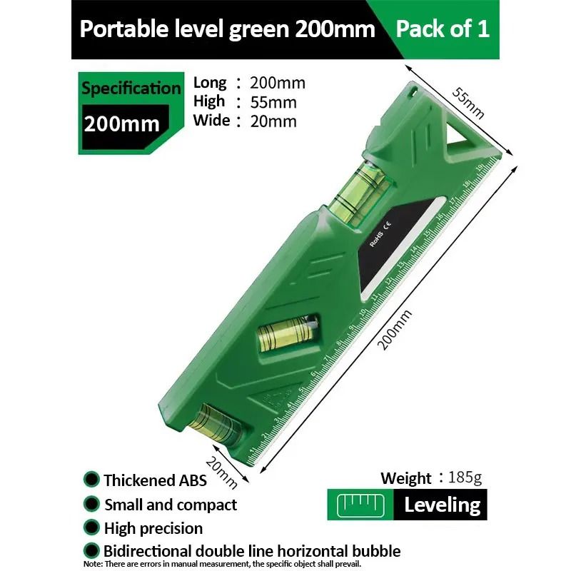 Mini Magnetic Level Gauge High Precision Pocket Measurement Tool