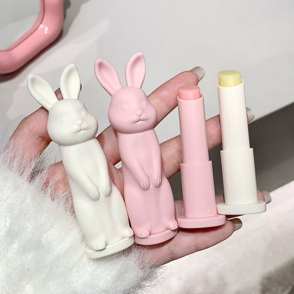 Cute Rabbit Hydrating Lip Balm for Smooth Nourished Lips Anti Cracking & Moisturizing Care