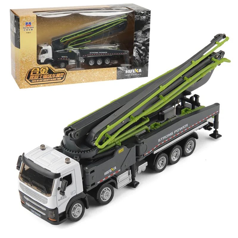 Alloy Concrete Pump Truck Model