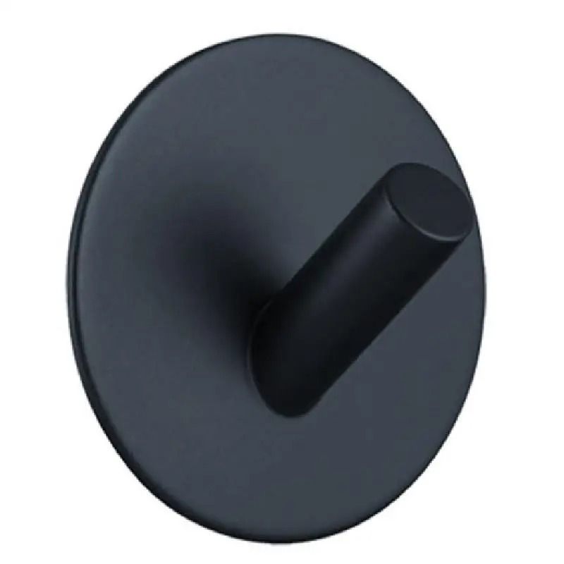 Aluminum Alloy Robe Hook Self Adhesive Rustproof Wall Coat Rack