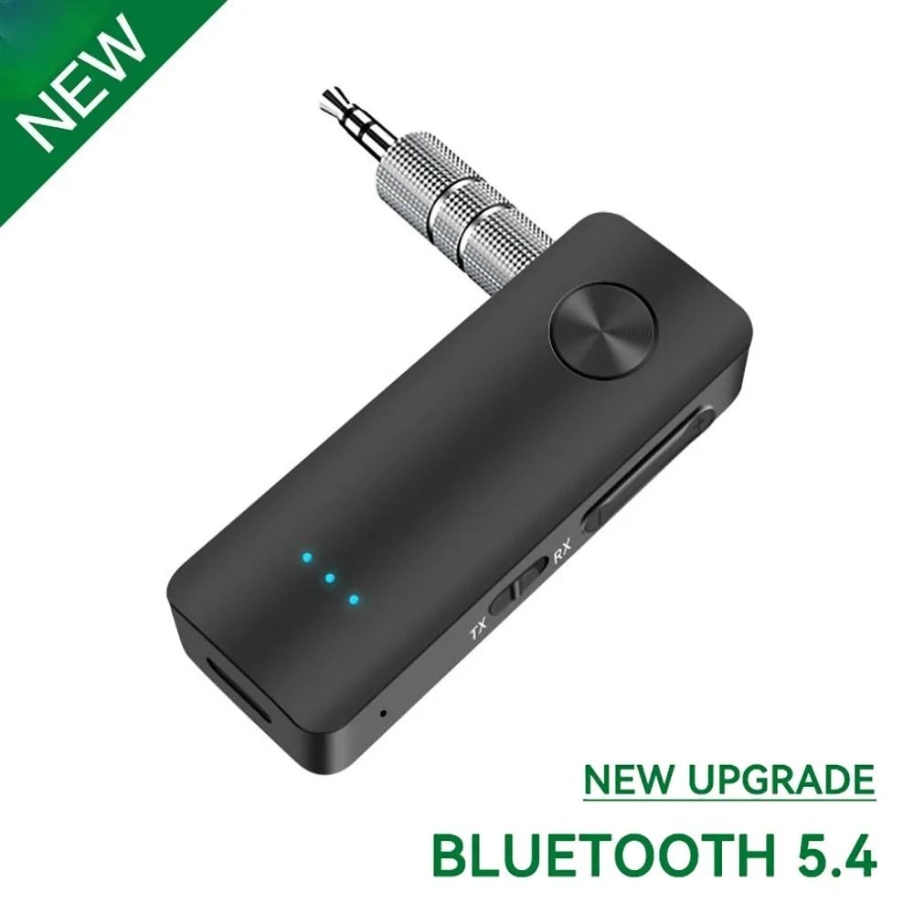 High-Fidelity Bluetooth 5.3 Wireless Audio Transceiver and 2-in-1 Car Adapter