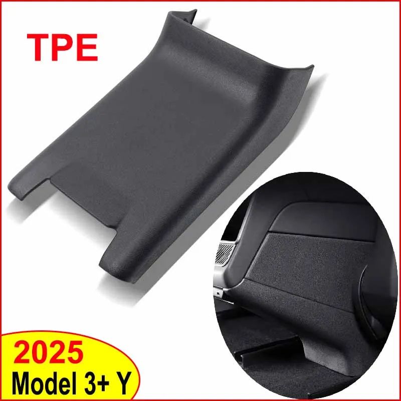 Tesla Rear Armrest Anti-Kick Protection Cover for Model Y Juniper 2025 & Model 3 Highland – Center Console Seat Back Pro