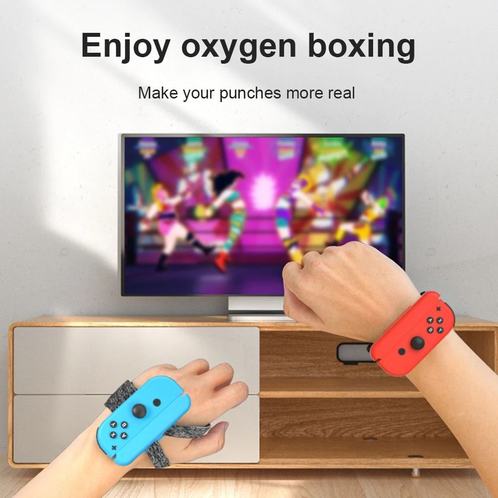 Controller Wristband Adjustable Game Wrist Straps 360 Rotation for Switch Gaming