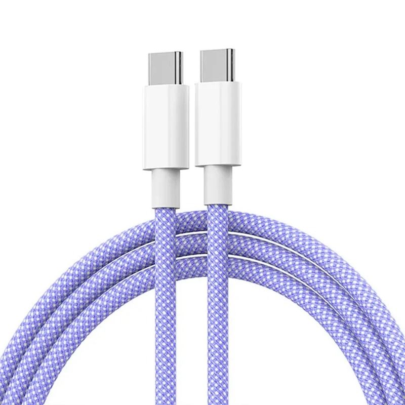 USB C Fast Charging Cable 60W PD Data Cable for iPhone and Android