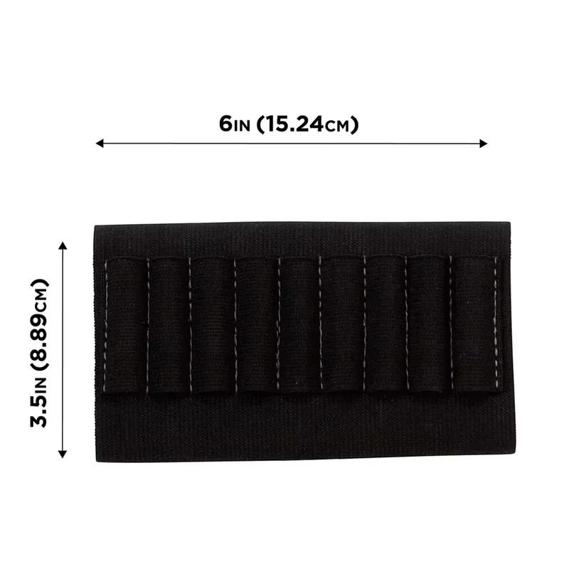 9 Hole Elastic Rifle Ammo Holder Buttstock Cartridge Sleeve
