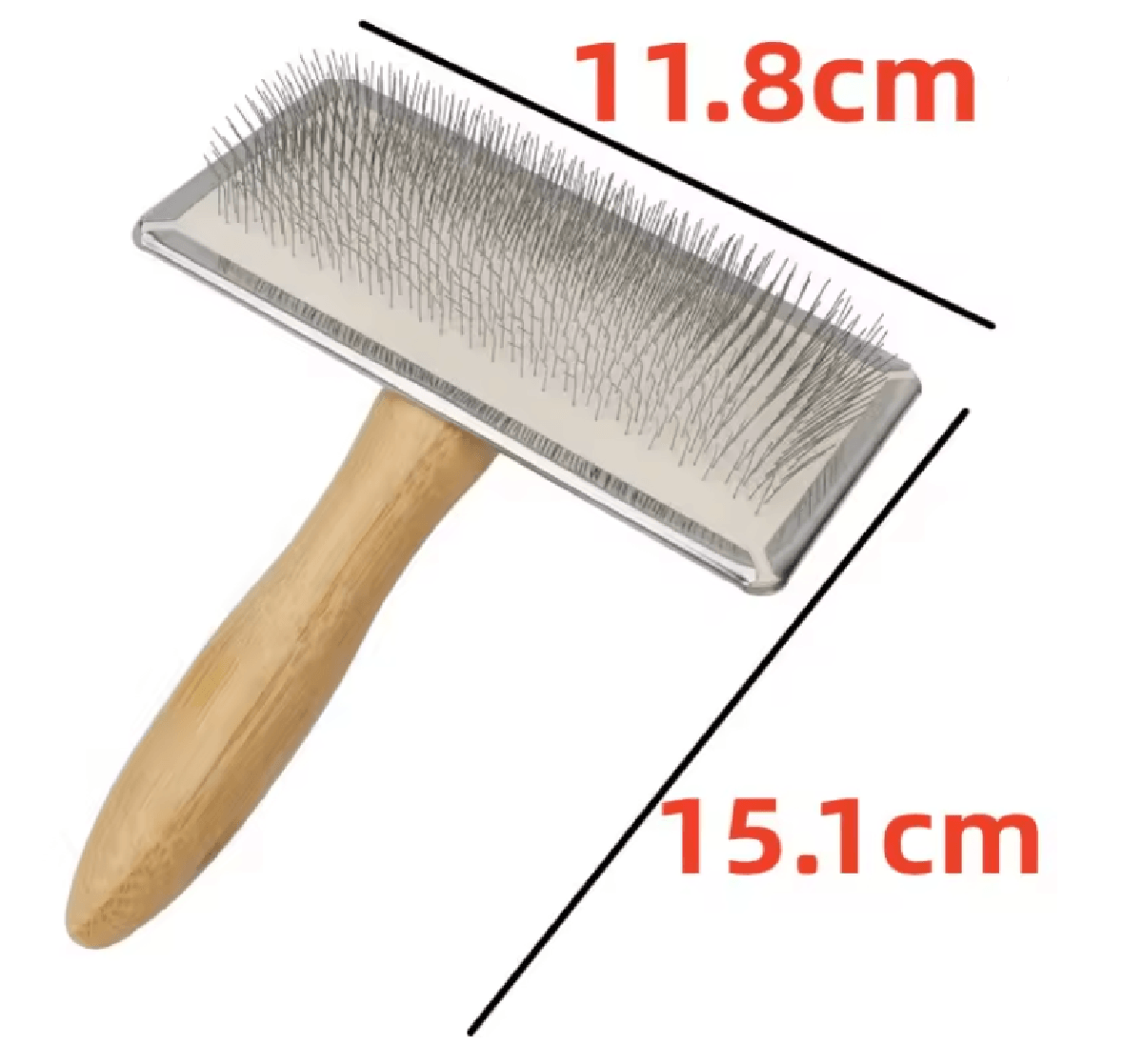 PawEase Solid Wood Pet Grooming Comb
