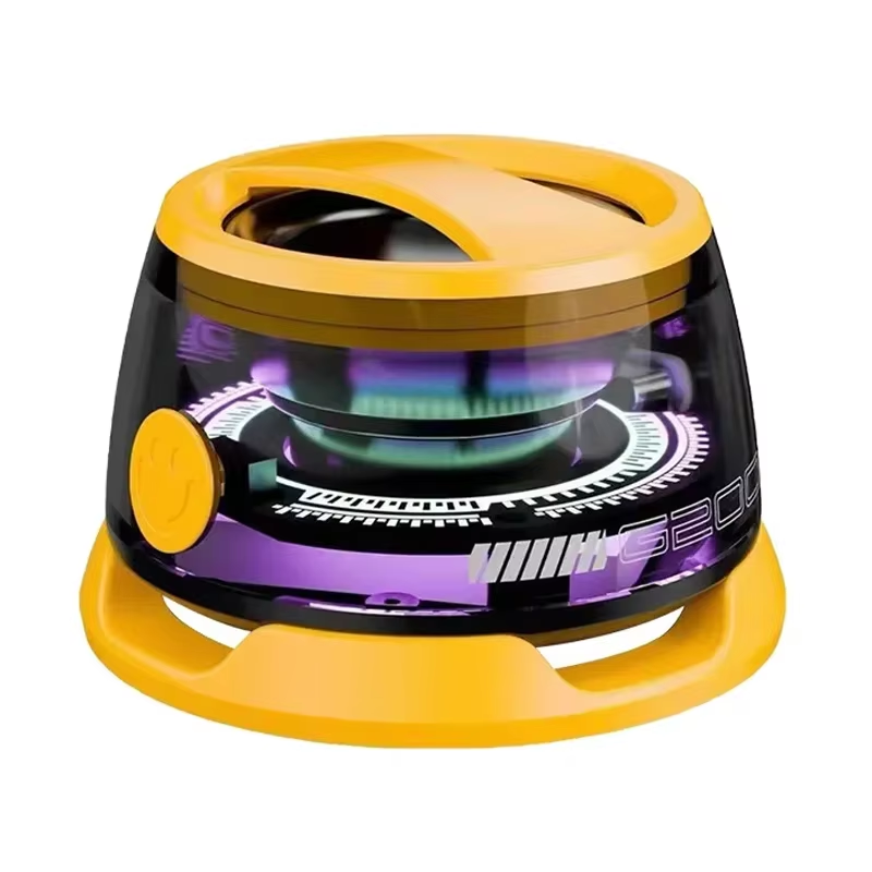 New Bluetooth Speaker with RGB Lighting, Magnetic BT Mini Sound Box and Phone Holder