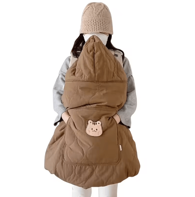 CozyNest Hooded Baby Stroller Blanket Swaddle Wrap