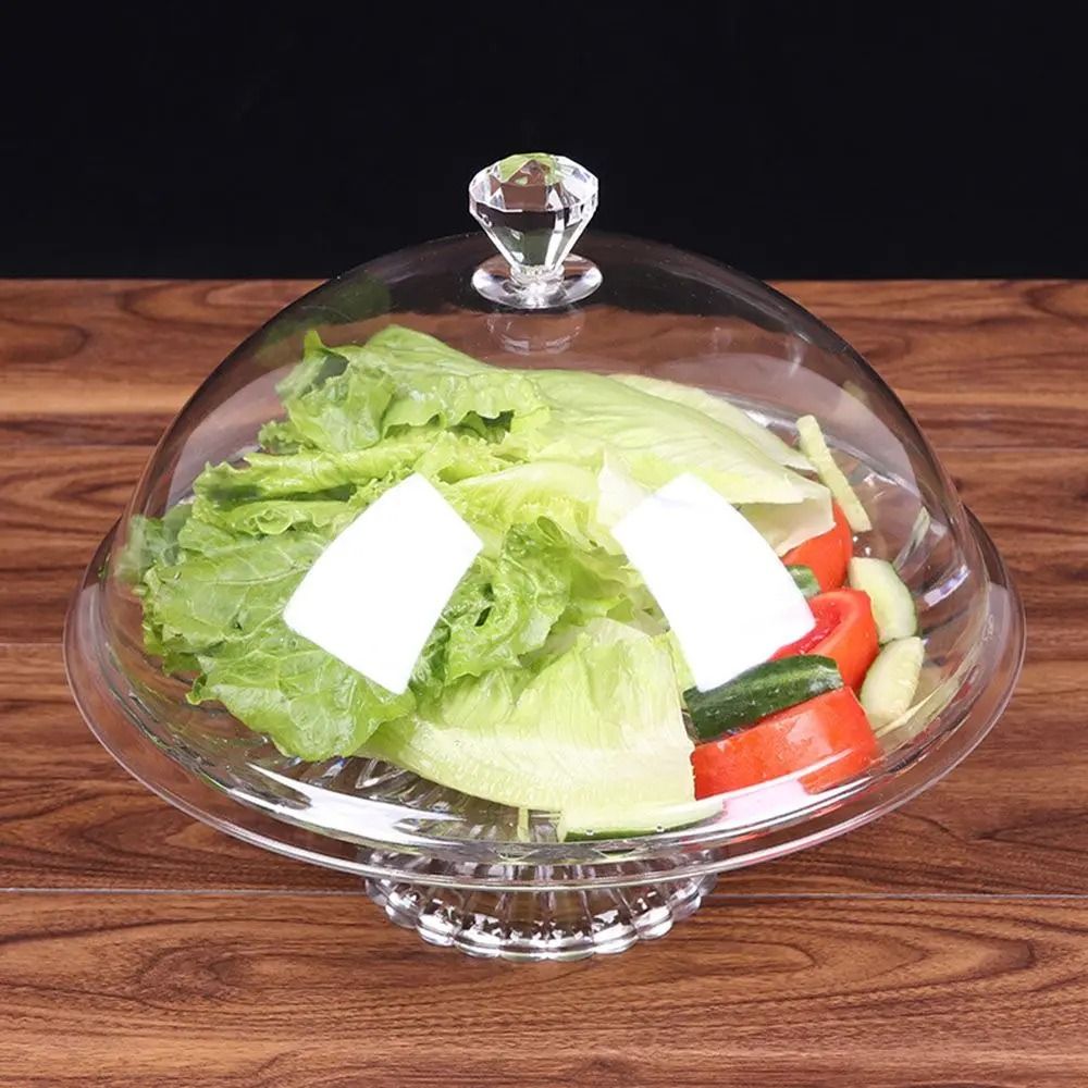 Creative Acrylic Food Display Cover – Round Dust Shield Protection – High-Yield Gastronomic Interaction Hub
