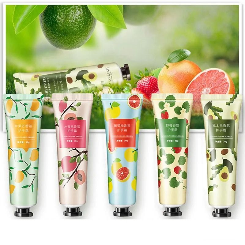 Fruity Flowery Moisturizing Hand Cream Set 10 Piece Nourishing Repair Care