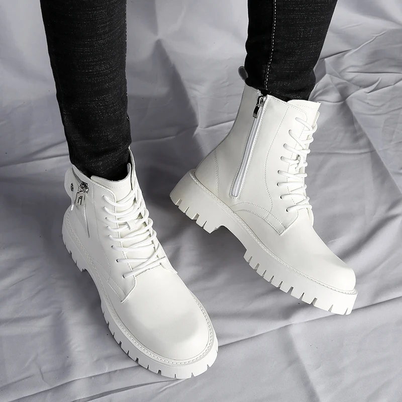High Quality Mens Chelsea Boots, Luxury Leather, English Style, Thick Sole, Famous Casual Shoes