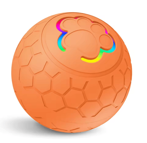 Smart Interactive Dog Toy Ball with Automatic Rolling & RGB Lights