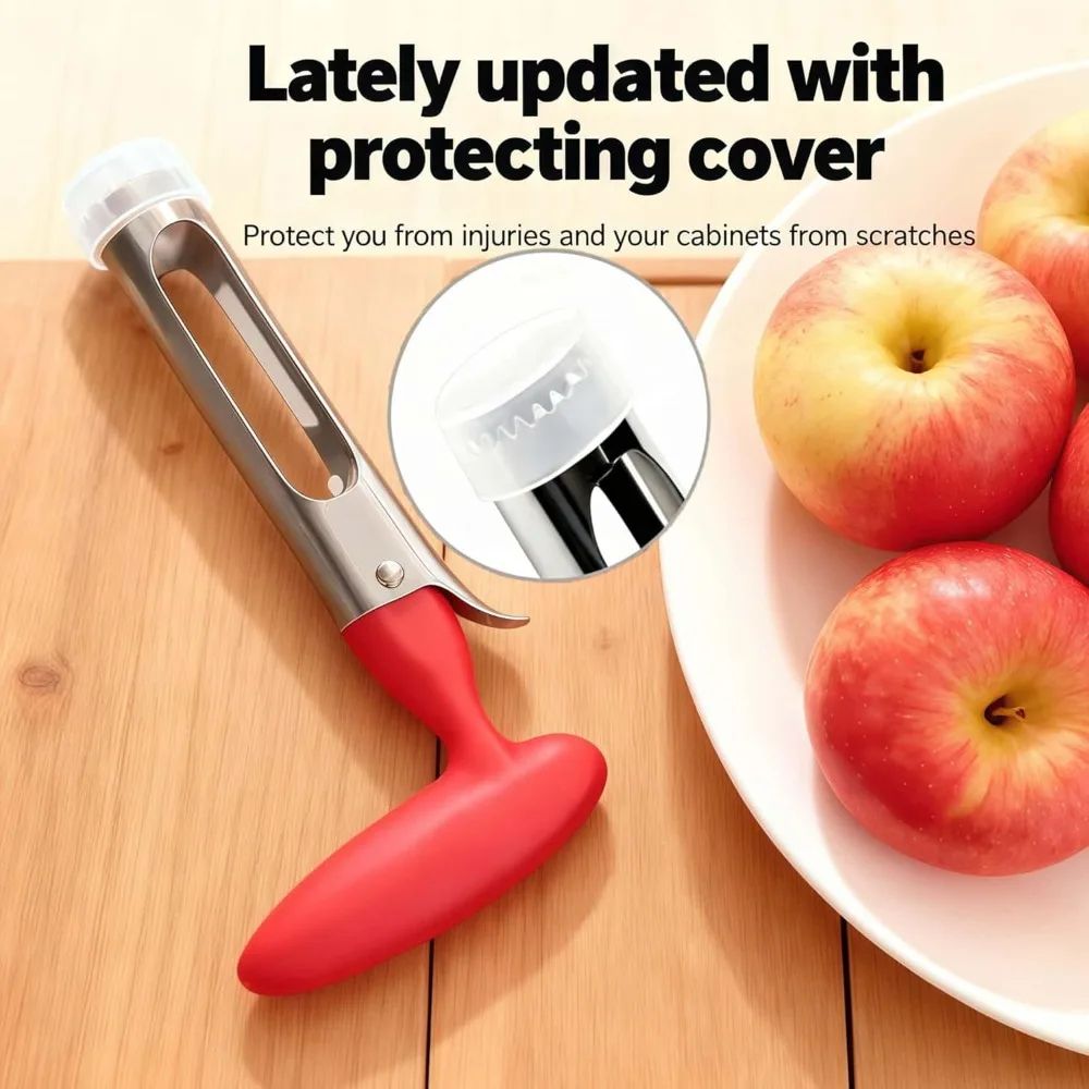 Stainless Steel Apple Corer Tool – Easy-Grip Fruit Corer for Fast, Clean Apple Prep