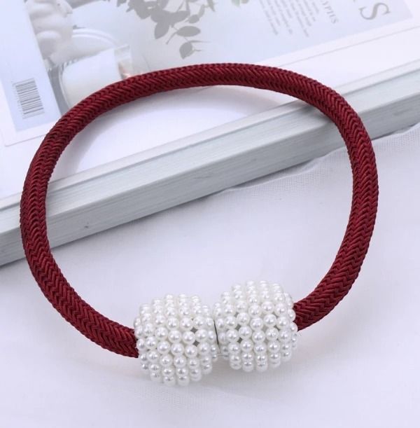 Magnetic Pearl Curtain Clip Tie Back