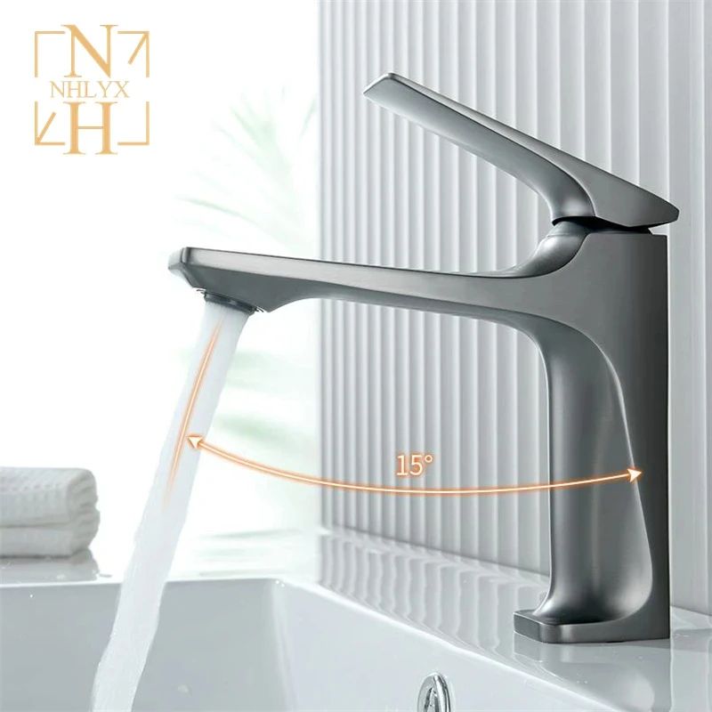 Modern Brass Mixer Bathroom Sink Faucet