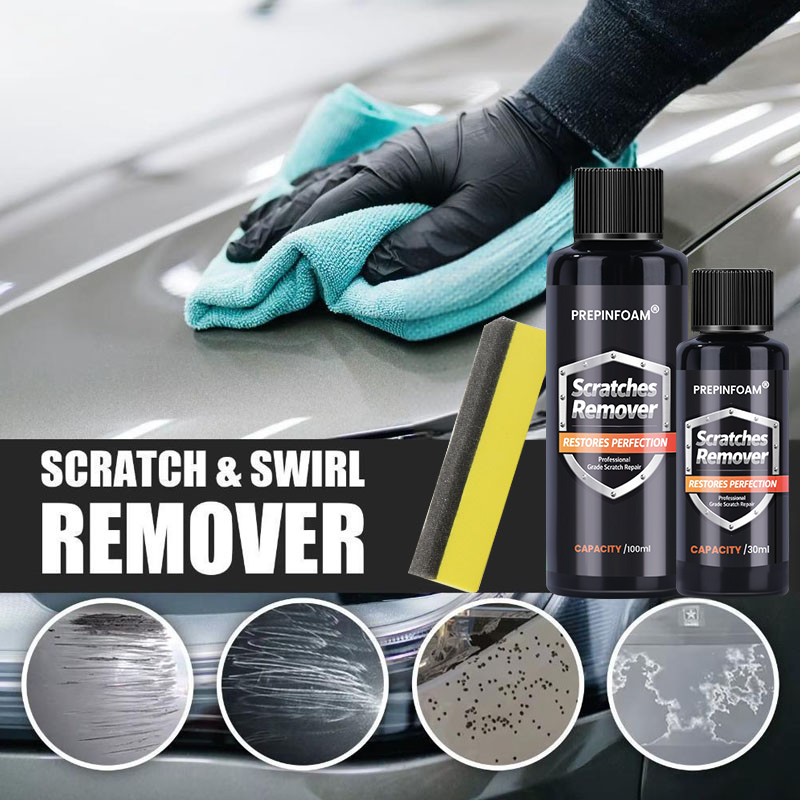 Car Scratch Remover & Swirl Repair Kit Auto Body Polishing & Anti Scratch Wax