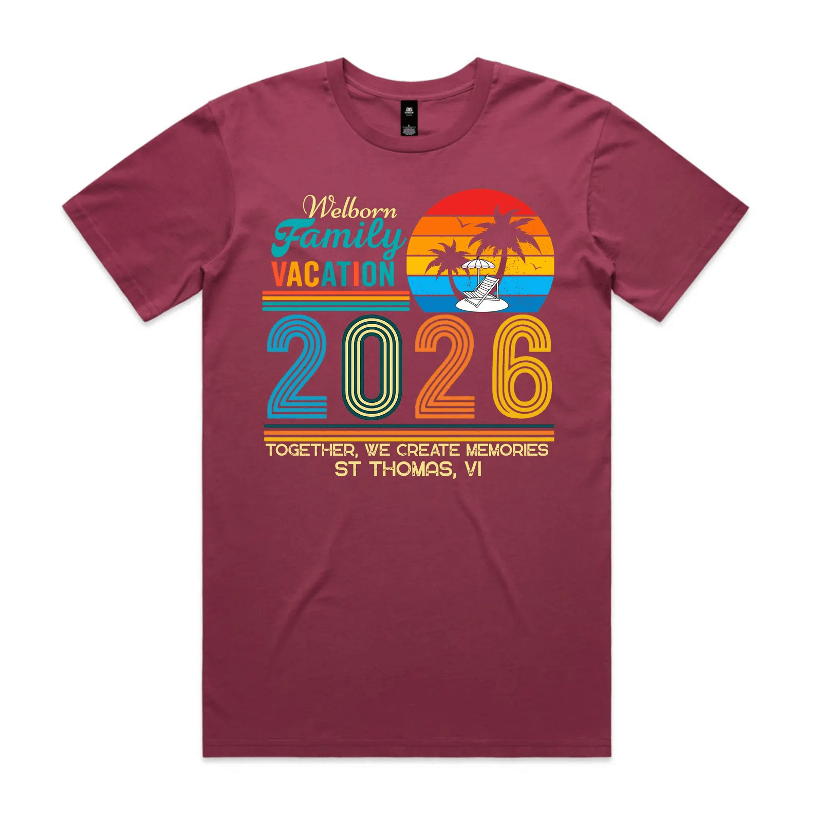 Custom Family Vacation Shirt Matching Tee