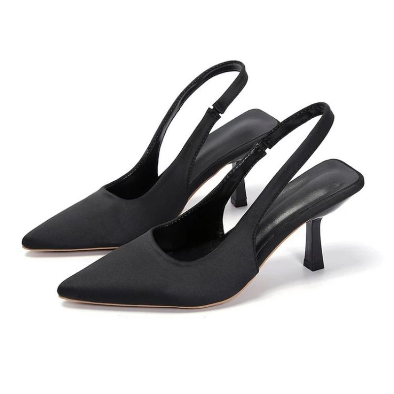 Luxury Pointed Toe Stiletto Heels Shallow Cut Party and Wedding Pumps
