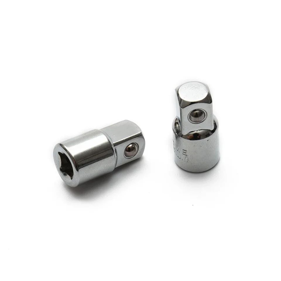 1/4 to 3/8 and 1/2 in Female Drive to 3/8 in Male Socket Adapter, Heavy-Duty Steel Converter for Wrench & Torque Tools