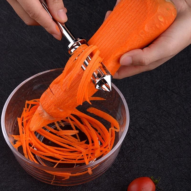 3-in-1 Stainless Steel Fruit and Vegetable Peeler