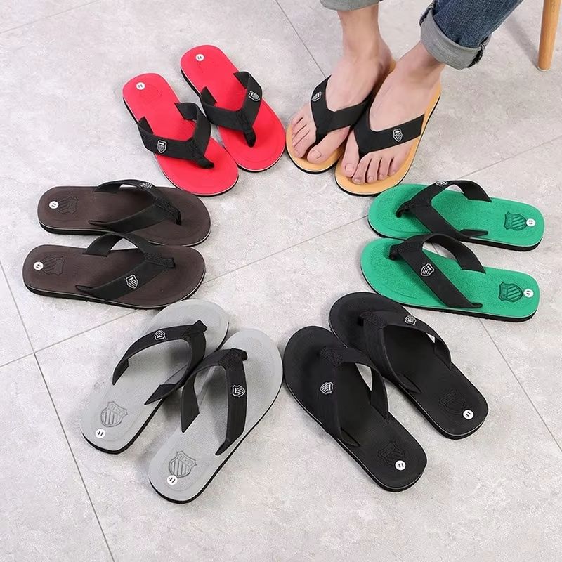 OceanStride Men's Non-Slip Flip Flops – Casual Beach and House Sandals