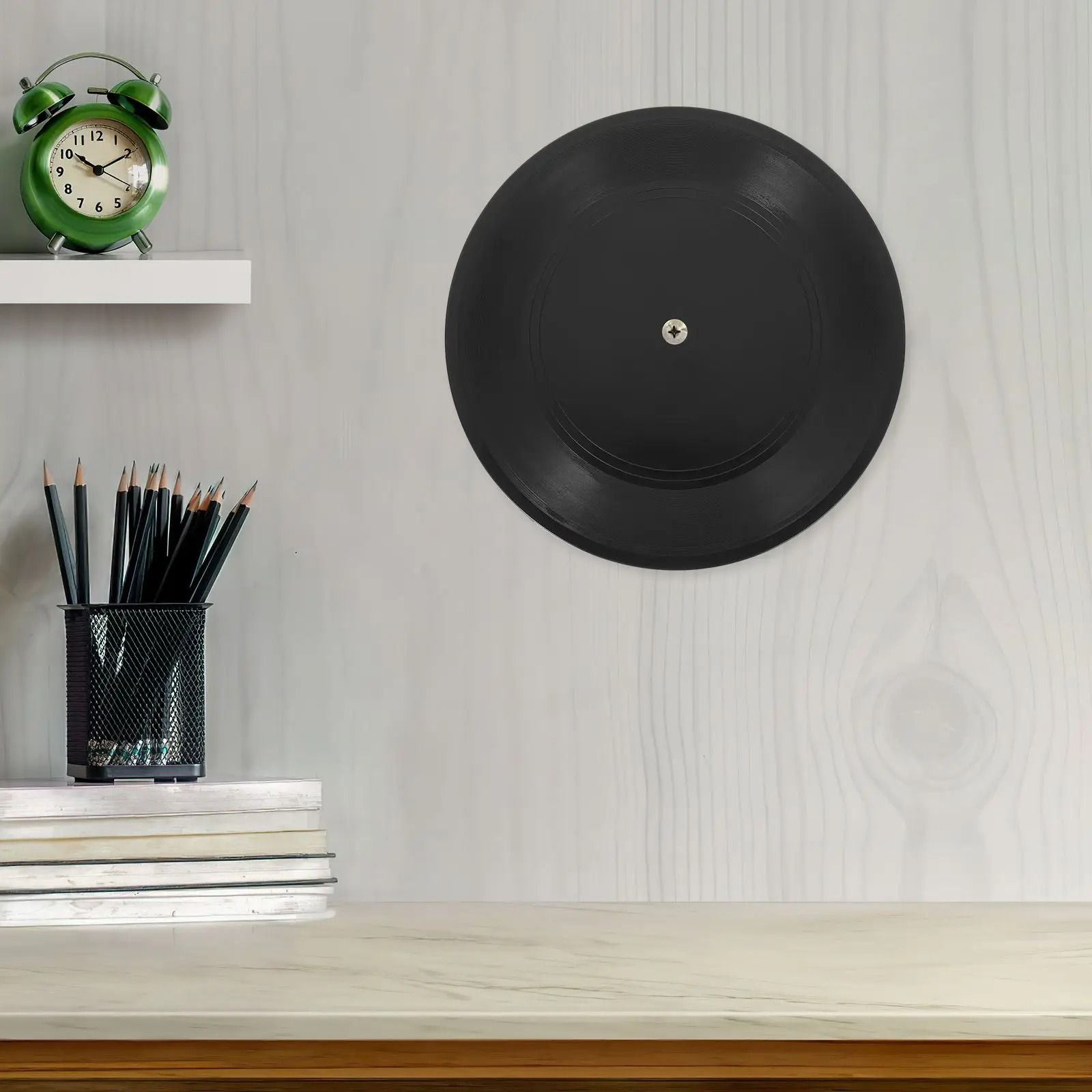 Retro Vinyl Record Wall Ornament | Vintage Aesthetic Music Disc | Executive Lounge & Studio Sanctuary Decor