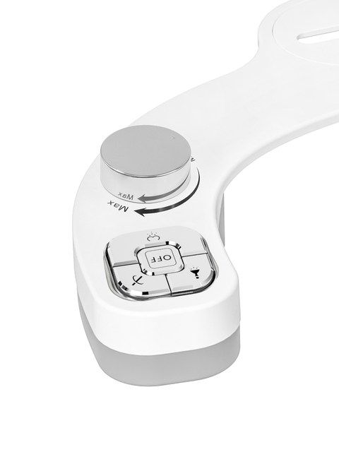 SAMODRA Ultra-Thin Bidet Toilet Seat Attachment – 3-Function Hygienic Wash with Dual Nozzles