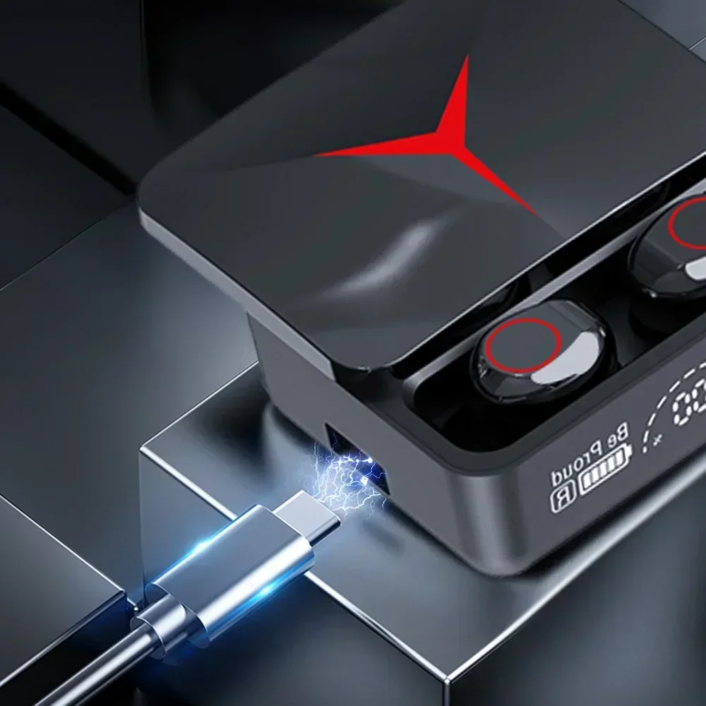 TWS Wireless Earbuds with Bluetooth Touch Control for Sports and Gaming