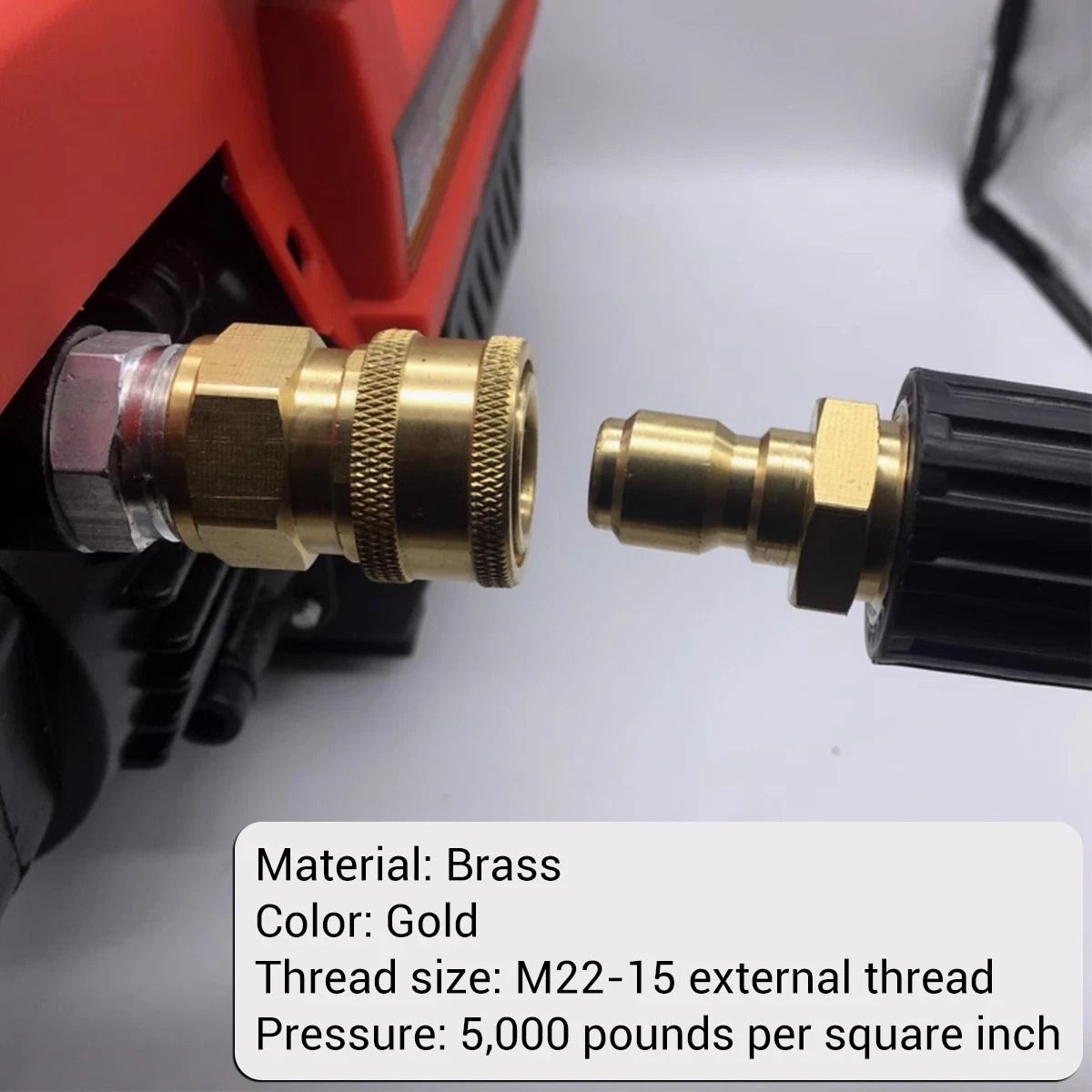 Pressure Washer Adapter Set Quick Connect Hose Kit
