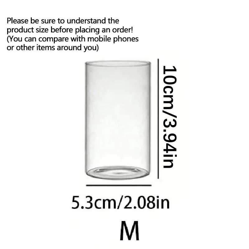 Cylinder Glass Vase & Candlestick