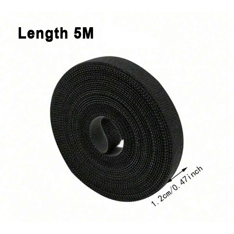 Cable Organizer, Removable Straps, Free Cut Fastening Tape for Desk Wire Storage