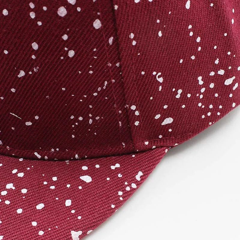 Kids Polka Dot Adjustable Snapback Baseball Cap