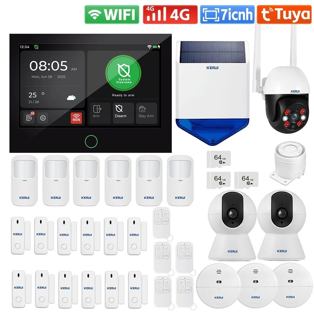 Smart 7 Inch HD Touch Security Command Center