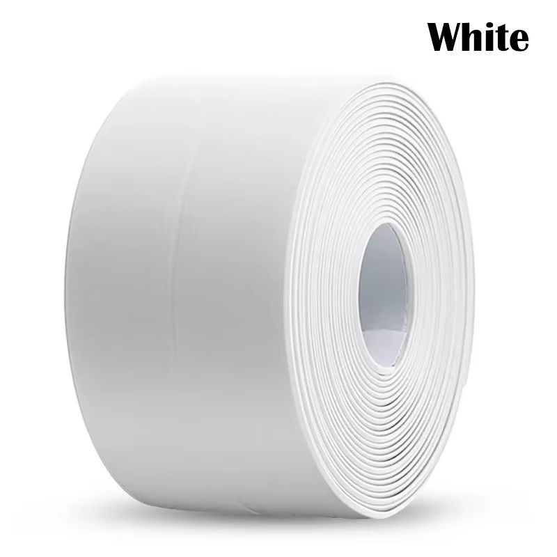 Waterproof Self-Adhesive Caulk Sealing Tape – PVC Oil-Proof Kitchen Sink & Bathroom Edge Strip (1m / 2m / 3.2m)
