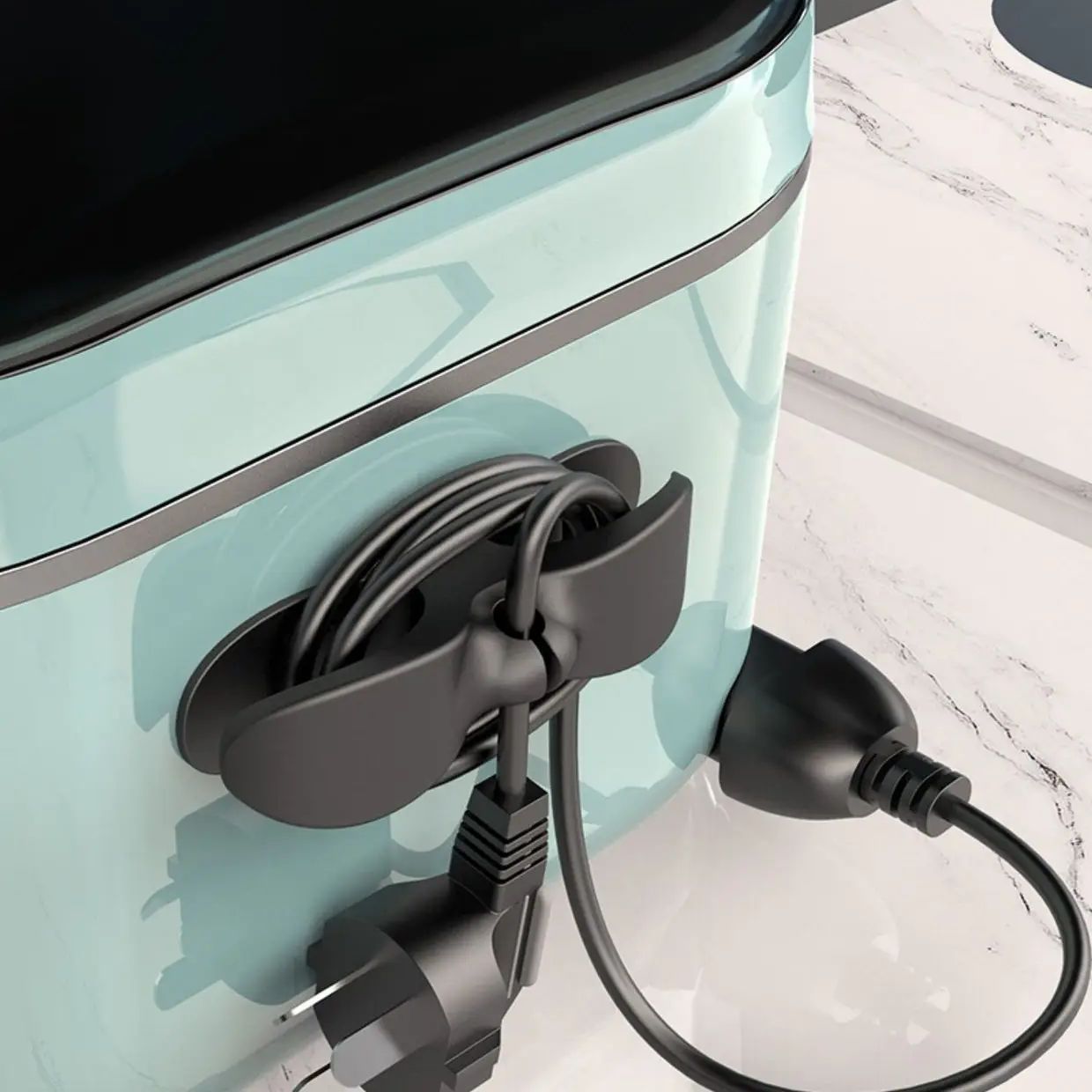 Cable Clip Power Cord Organizer Wall Sticker Home Storage Winding Holder