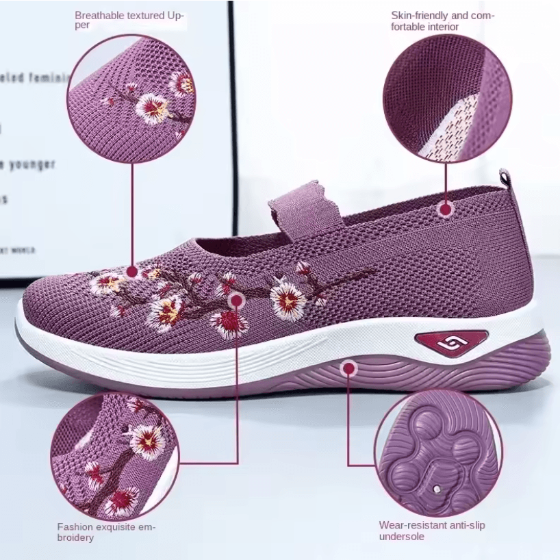Womens Casual Flat Shoes Lightweight Summer Walking Sneakers